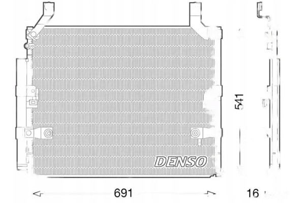 CONDENSER AIR CONDITIONING COOLER DCN50032 DENSO