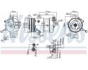 COMPRESSOR AIR CONDITIONING COMPRESSOR 890667 NISSENS Packaging status original