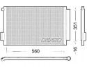 CONDENSER AIR CONDITIONING COOLER DCN09043 DENSO