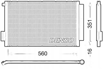 CONDENSER AIR CONDITIONING COOLER DCN09043 DENSO