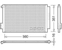 CONDENSER AIR CONDITIONING COOLER DCN09043 DENSO Packaging status original