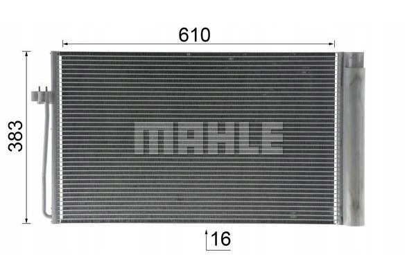 Mahle AC 345 000P Condensador de Aire Acondicionado