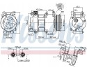 Compressor air conditioning NISSENS 89327 Part manufacturer Nissens
