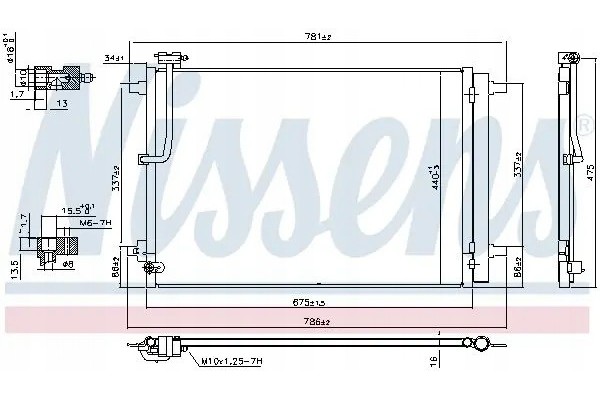 CONDENSER AIR CONDITIONING COOLER WITH DEHUMIDIFIER Catalog number of the original AUDI 4H0260403E AUDI 4H0260403L