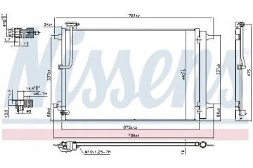 CONDENSER AIR CONDITIONING COOLER WITH DEHUMIDIFIER Catalog number of the original AUDI 4H0260403E AUDI 4H0260403L