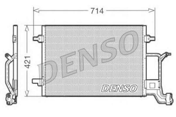 DENSO AIR CONDITIONING COOLER AUDI Part manufacturer Denso