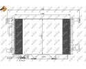 Air conditioning condenser NRF 35893 Part manufacturer NRF