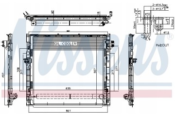 Condenser air conditioning NISSENS 940394 Part manufacturer Nissens
