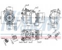 Compressor air conditioning NISSENS 89417 Part manufacturer Nissens