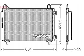 CONDENSER AIR CONDITIONING COOLER DCN21034 DENSO DS Packaging status original