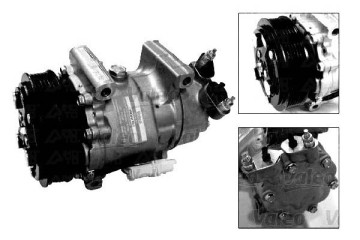 AIR CONDITIONING COMPRESSOR VAL813189 COMPRESSOR AIR CONDITIONING COMPRESSOR VALEO 6 Part manufacturer Valeo