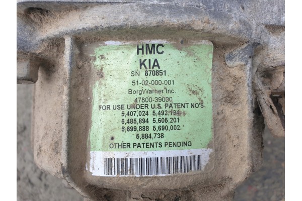 Puente trasero diferencial trasero Kia Sportage II 4x4 2.0 CRDI 47800-
