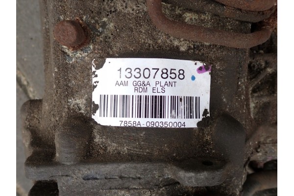 Rear differential OPEL INSIGNIA 2 0 B 09r 13307858 13307860 Engine type gasoline