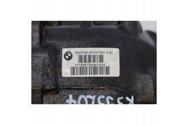 DIFFERENTIAL BRIDGE REAR 3 91 BMW 7603750 F20 F30 F31 F32 F36 12 18 Installation side rear