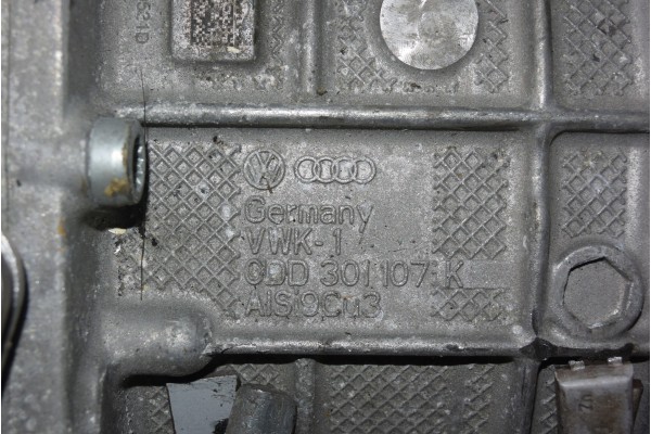 GEARBOX DQ400 UCY 0DD301107K VOLKSWAGEN GOLF PASSAT TIGUAN Catalog number of substitutes DQ400 0DD UCY