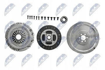 Single mass wheel NTY set VAG 1 9TDI 03 with clutch