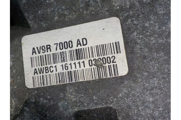 FORD IV 2 0 TDCI GEARBOX AV9R7000AD Engine type diesel