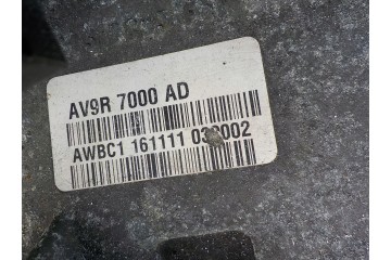 FORD IV 2 0 TDCI GEARBOX AV9R7000AD Engine type diesel