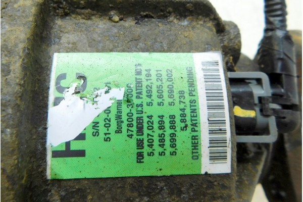 HYUNDAI TUCSON I 05r 2 0CRDI 4WD MANUAL DIFFERENTIAL BRIDGE REAR Version European