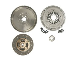 Clutch set with rigid wheel and release bearing 228mm fits A