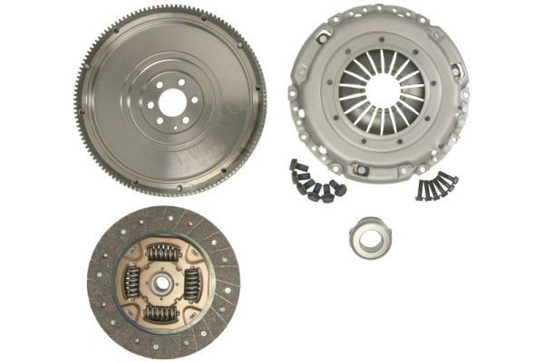 Clutch set with rigid wheel and release bearing 228mm fits A