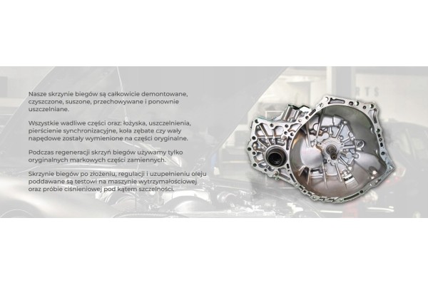Gearbox TOYOTA PROACE CITY COMBO 1 5 E HDI 20V261 Transmission type manual