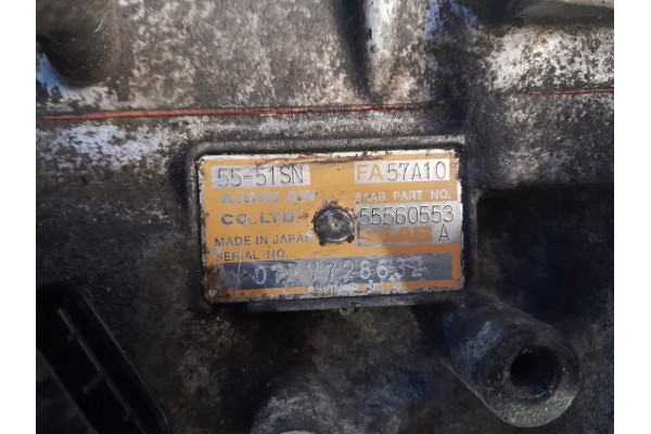 GEARBOX SAAB 93 95 2 3 T 55 51SN 55560554 Catalog number of the part 55 51SN 55560554