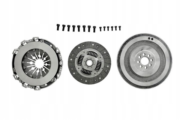 CLUTCH SET WITH SINGLE MASS WHEEL OPEL ENG 1 7CDTI Z17DTH ASTRA H 04 Quality of parts according to GVO P replacement with origin