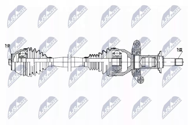HALF AXLE WITH LEFT JOINTS FOR BMW I8 2014 I8 ROADSTER 2018 31608611323 Engine type gasoline