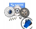 Clutch kit with double wheel and extractor bearing 240mm fits SUBA Part manufacturer Sachs