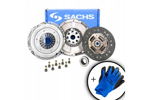 Clutch kit with double wheel and extractor bearing 240mm fits SUBA Part manufacturer Sachs