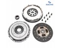 Clutch kit with double wheel and extractor bearing 240mm fits SUBA Catalog number of substitutes EXEDY FJK2051DMF WILMINK GROUP 