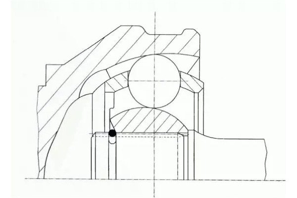 AXLE JOINT 306661 LOeBRO AUDI A4 B8 8K2 Packaging status original