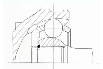 AXLE JOINT 306661 LOeBRO AUDI A4 B8 8K2 Packaging status original