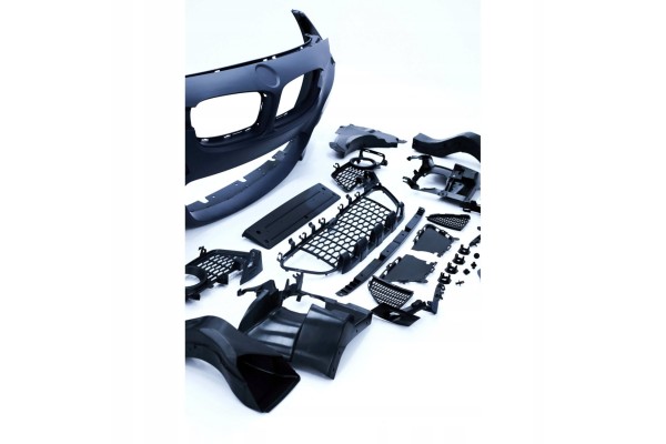 Front bumper Front BMW F30 F31 M Tech M Package Installation side rear