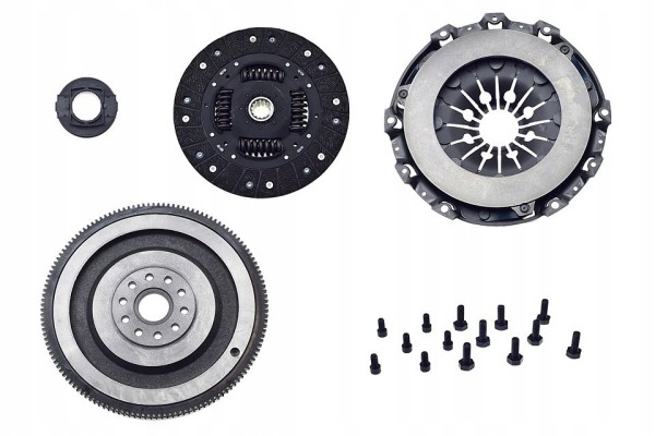 CLUTCH SET WITH SINGLE MASS WHEEL PEUGEOT 307 2 0HDI 107KM 01 05 Part manufacturer NTY