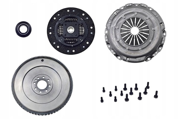 CLUTCH SET WITH SINGLE MASS WHEEL PEUGEOT 307 2 0HDI 107KM 01 05 Catalog number of the part NZS PE 000