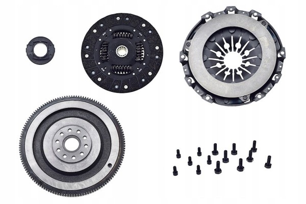 CLUTCH SET WITH SINGLE MASS WHEEL PEUGEOT 307 2 0HDI 107KM 01 05 Quality of parts according to GVO P replacement with original q