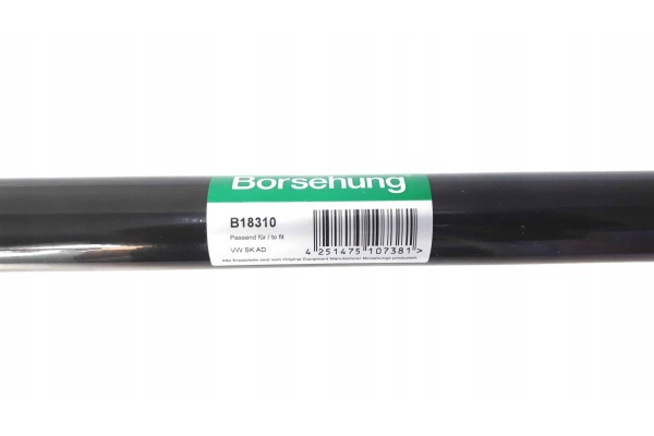 DRIVE SHAFT LEFT ORG AUDI A3 8P 1 6 FSi B18310 1K0407271DH Car type passenger cars