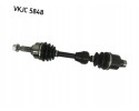 Drive axle front right 582mm SKF VKJC 5848