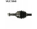 Drive axle front right 582mm SKF VKJC 5848 Catalog number of the part VKJC 5848