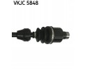 Drive axle front right 582mm SKF VKJC 5848 Quality of parts according to GVO Q original with factory logo OEM OES