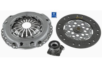 Clutch kit with hydraulic bearing 228mm fits FIAT CROM