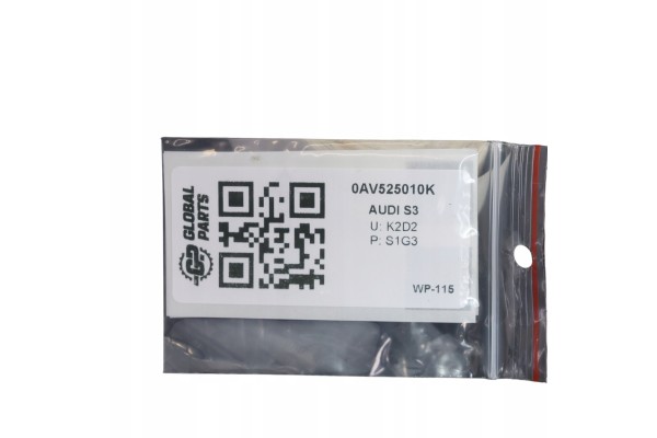 Puente del diferencial trasero Audi S3 8P VW Golf Mk5 R32 3.2 V6 0AV52