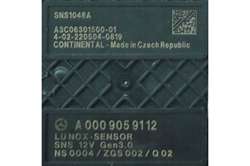 SENSOR NOX A0009059112 MERCEDES WARRANTY WE CHOOSE UNDER VIN Catalog number of the part SENSOR CZUJNIK NOX A0009059112 MERCEDES