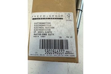 New OE injector Iveco Daily 2 3 JTD 5802846337 Catalog number of the part Nowy OE wtryskiwacz Iveco Daily 2 3 JTD 5802846337