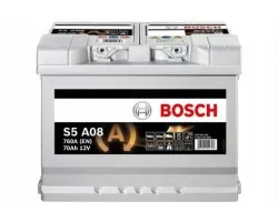 CAR BATTERY BOSCH S5 AGM 70AH 760A S5A08 START STOP