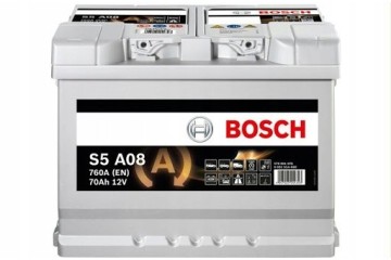 CAR BATTERY BOSCH S5 AGM 70AH 760A S5A08 START STOP