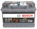 CAR BATTERY BOSCH S5 AGM 70AH 760A S5A08 START STOP Part manufacturer Bosch