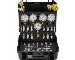 Pressure Test Kit 5 Pressure Gauges 13 Connectors 14 Tees